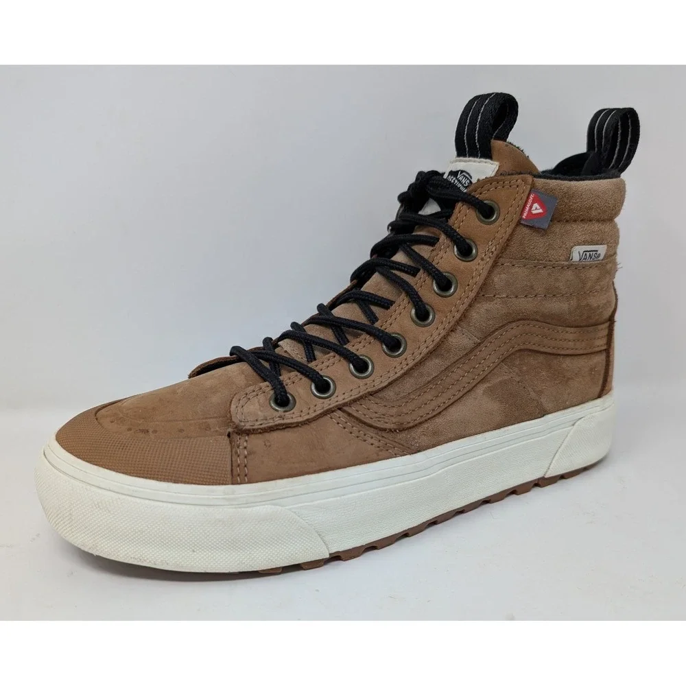 Vans Sk8-Hi MTE-2 Chipmunk Brown Primaloft HydroGuard Sneakers Mens 7 Womens 8.5